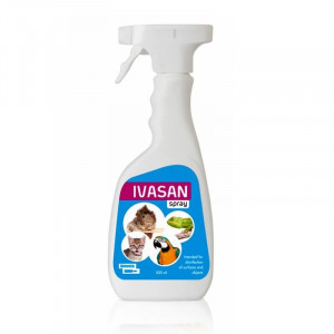 IVASAN SPRAY dezinfekcijas līdzeklis, dzīvnieku smaku, traipu tīrītājs 500ml
